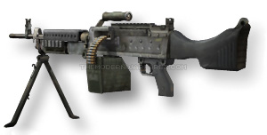 Modern Warfare 2 | | Xbox 360 | PlayStation - Light Machine Guns M240