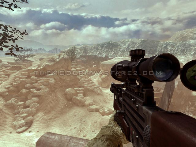 Modern Warfare 2 MW2 Xbox 360 PlayStation 3 Sniper.